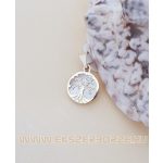 Életfa kagylóhéjas arany  medál