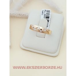 Köves női arany gyűrű