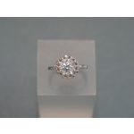 Fehérarany cirkónia köves női gyűrű