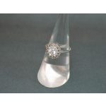 Fehérarany cirkónia köves női gyűrű