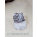 Fehérarany cirkónia köves női gyűrű