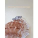 Különleges fehér arany eljegyzési gyűrű