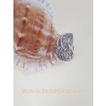 Fehérarany micro-cirkónia köves női gyűrű