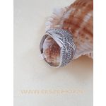 Fehérarany micro-cirkónia köves női gyűrű