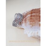 Fehérarany micro-cirkónia köves női gyűrű