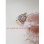 Cirkónia köves gyűrű/eljegyzési gyűrű