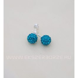 Swarovski kristályos ezüst fülbevaló