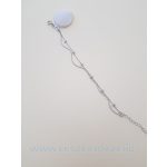 Kétsoros ezüst karlánc