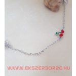 Betétes-cseresznyés karlánc