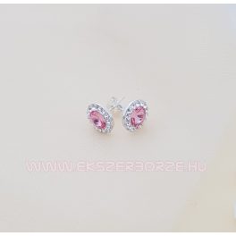 Swarovski kristályos ezüst fülbevaló
