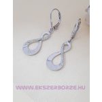 Cirkónia köves ezüst fülbevaló