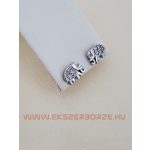 Köves elefánt fülbevaló