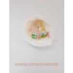 Swarovski kristályos ezüst fülbevaló