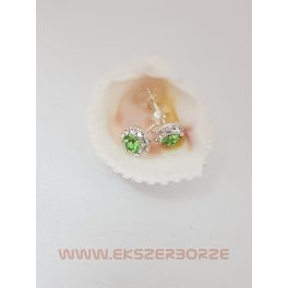 Swarovski kristályos ezüst fülbevaló
