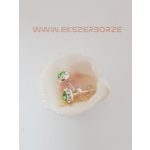 Swarovski kristályos ezüst fülbevaló