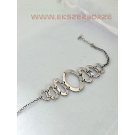  Betétes ezüst karkötő