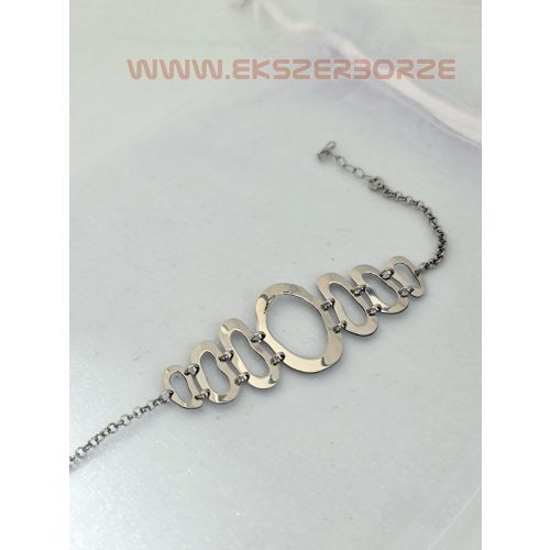  Betétes ezüst karkötő