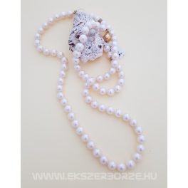 Akoya különleges szépségű gyöngysor szett