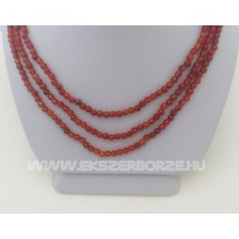 Fazettált Karneol nyakék