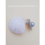 Ezüst medál gyönggyel