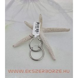 Nemesacél karikafülbevaló