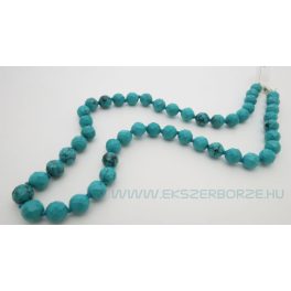 fazettált Hubei türkiz nyaklánc